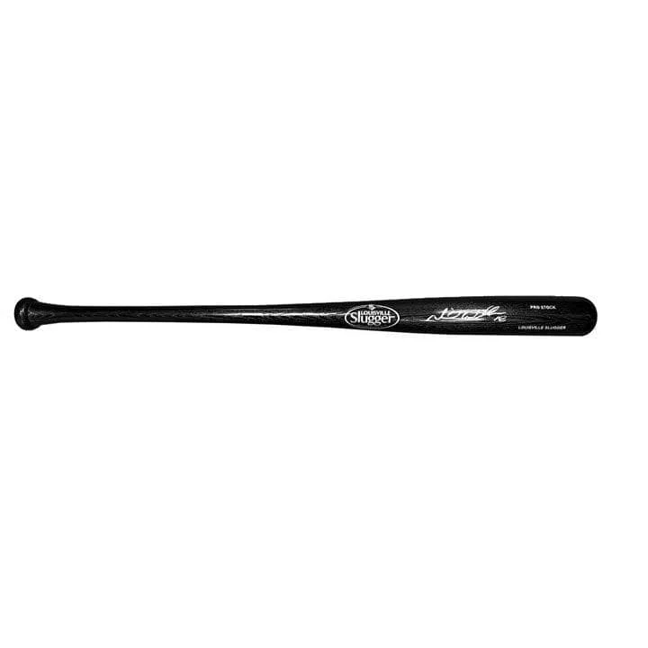 Baseball Bat With Optimal Swing Mechanics-Neil Walker Signed Black Louisville Slugger Baseball Bat