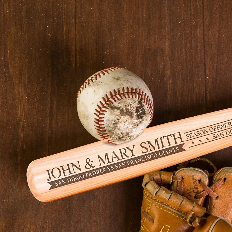 Baseball Bat For Quick Response Time-Your Favorite Team Personalized Décor Baseball Bat shelf decor - Season Opener