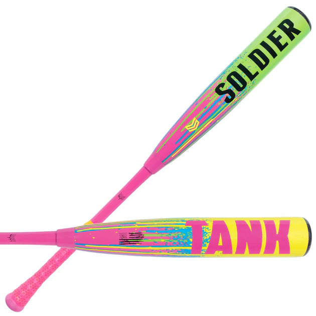 Baseball Bat With Comfortable Grip-Soldier Tank Bat 2-Piece (-5) - Baseball Bat