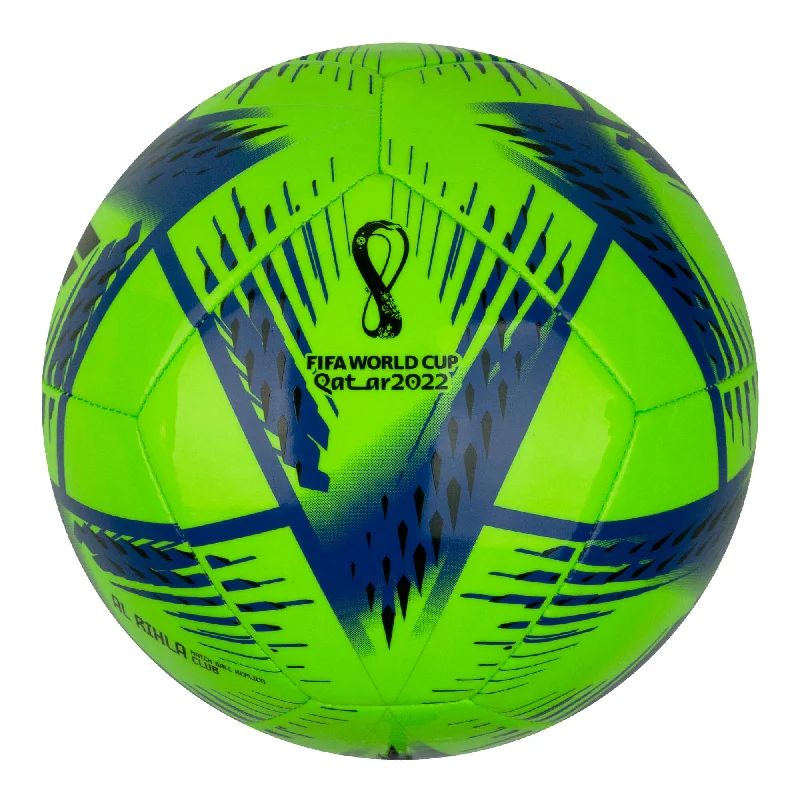 Football Training Cones With Stackable Design-adidas Al Rihla World Cup 2022 Club Ball Green/Blue