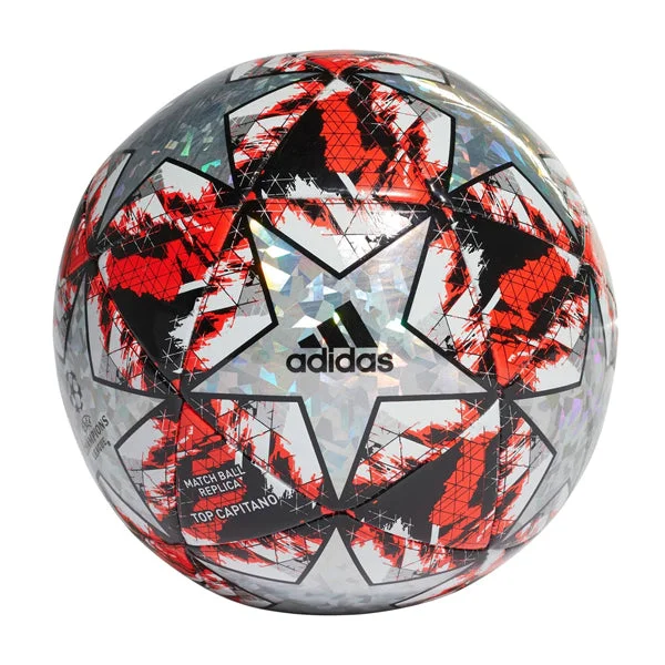 Football Referee Flags With Bright Colors-adidas Finale Top Capitano Ball Hi-Res Red/Black/Silver Metallic