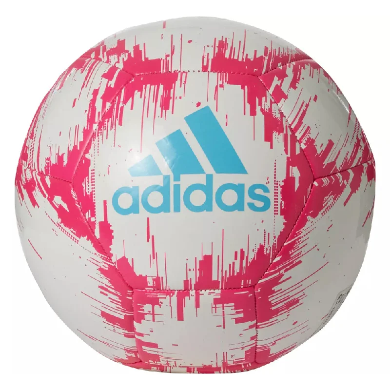 Football Bags With Reinforced Bottom-adidas Glider 2 Ball White/Pink