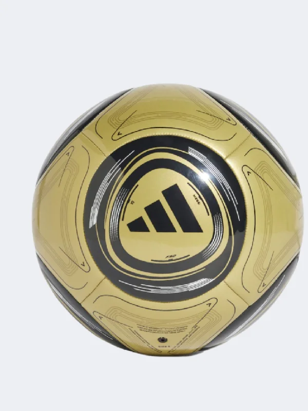 Football Helmets With Adjustable Padding-Adidas Messi Club Unisex Football Ball Gold/Black