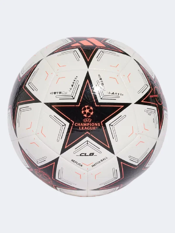 Adidas Uefa Champions League Club Phase 24 Unisex football Ball White/Black/Turbo