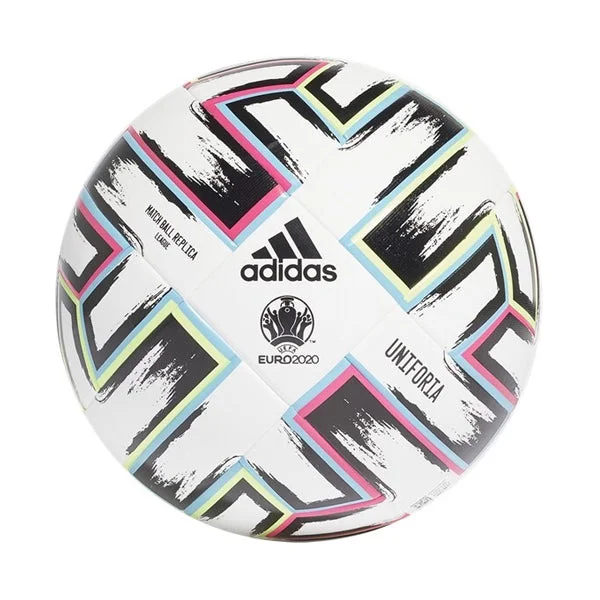 adidas Uniforia League Ball White/Black/Signal Green/Bright Cyan