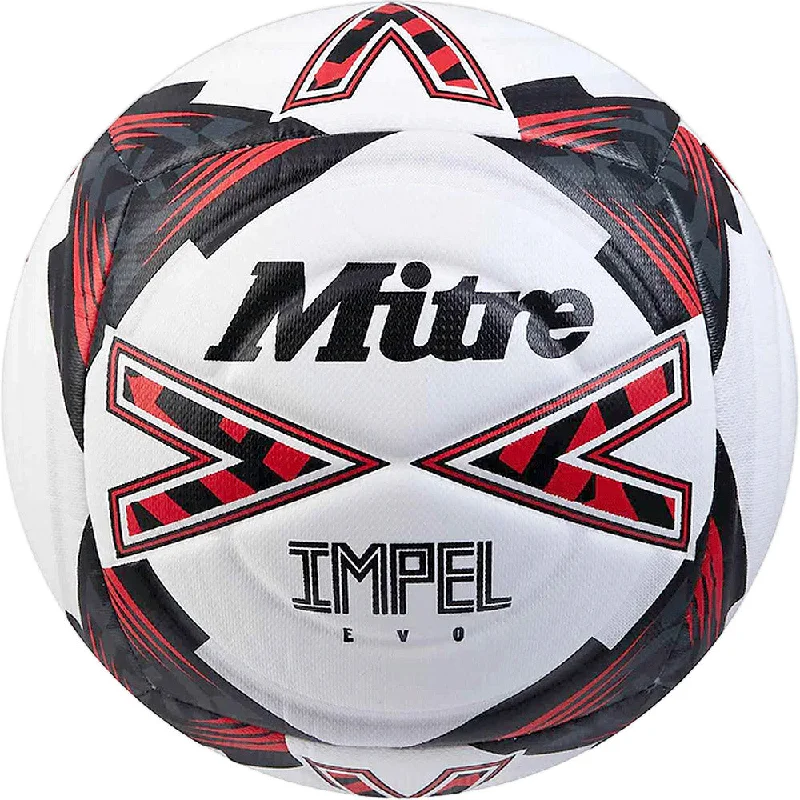 Football Gloves With Enhanced Grip-Mitre Impel Evo Football | Size 5