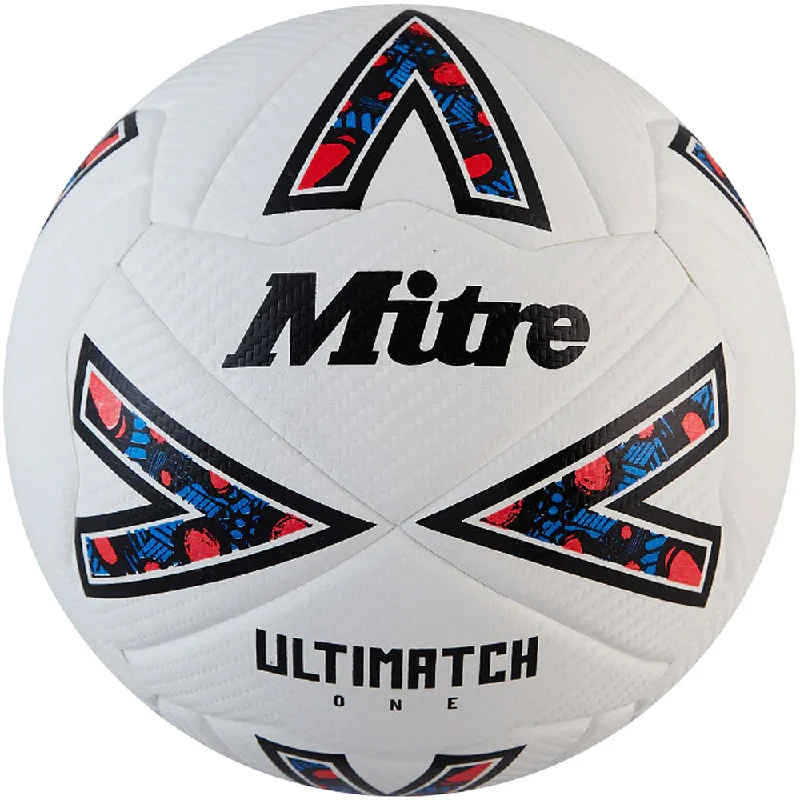 Football Helmets With Removable Padding-Mitre Ultimatch One Football | Size 5