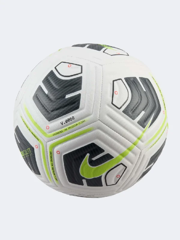 Football Gloves With Touchscreen Compatibility-Nike Academy Team Fa24 Unisex Football Ball White/Black/Volt