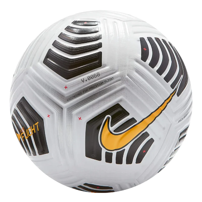 Professional Football Cleats For Wide Feet-Nike Premier League 2020/21 Flight Official Match Ball White/Black