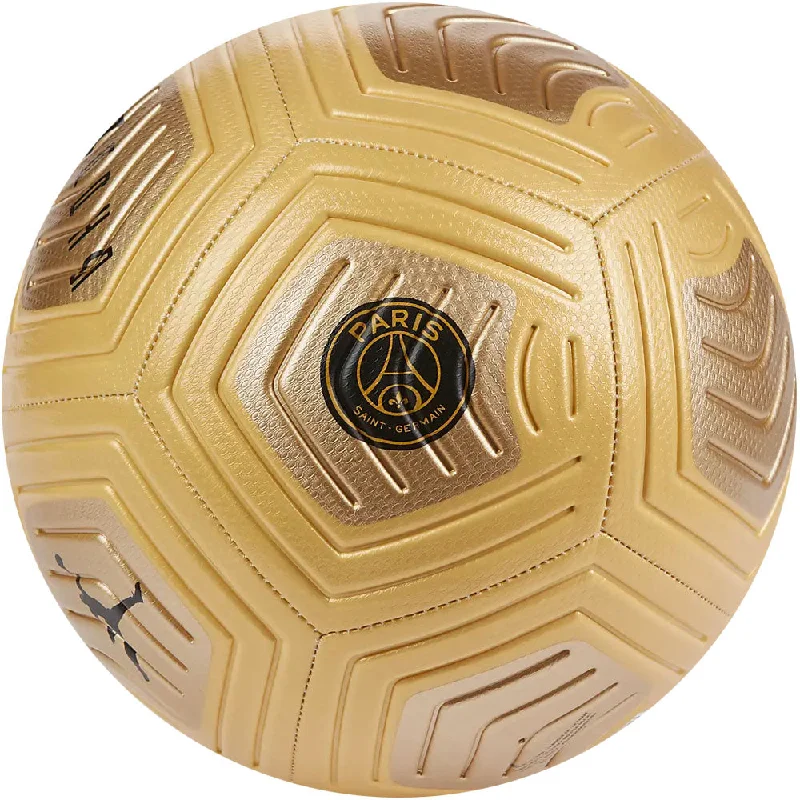 Football Shoes For Artificial Turf-Nike Jordan x Paris Saint-Germain Strike Ball Gold/Black