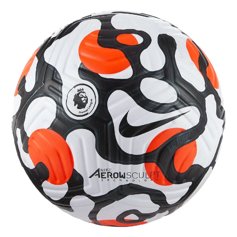 Football Training Equipment For Speed-Nike Premier League 2021/22 Flight Official Match Ball White/Crimson/Black