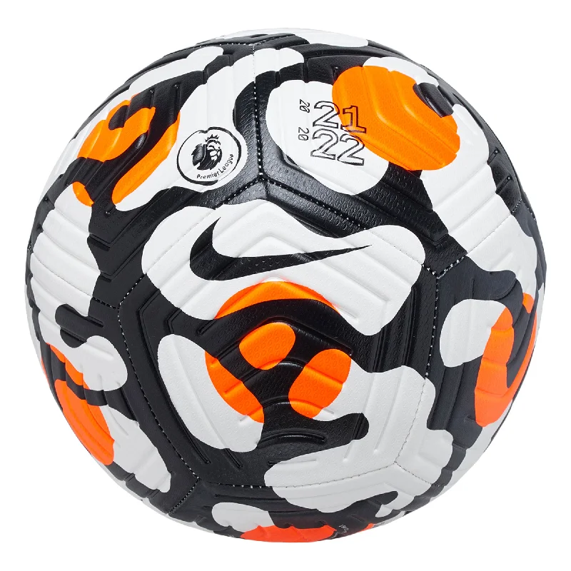 Football Goalposts With Portable Design-Nike Premier League 2020/21 Strike Ball White/Orange/Black