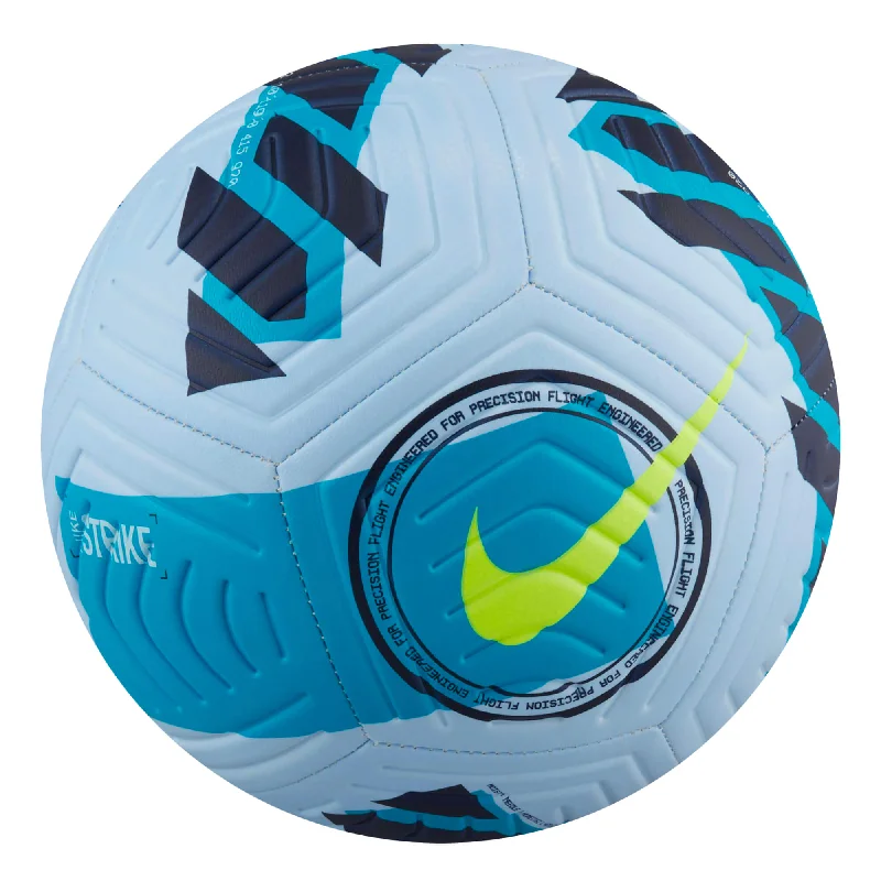 Football Water Bottles With Wide Mouth-Nike Strike Ball Light Marine/Blue