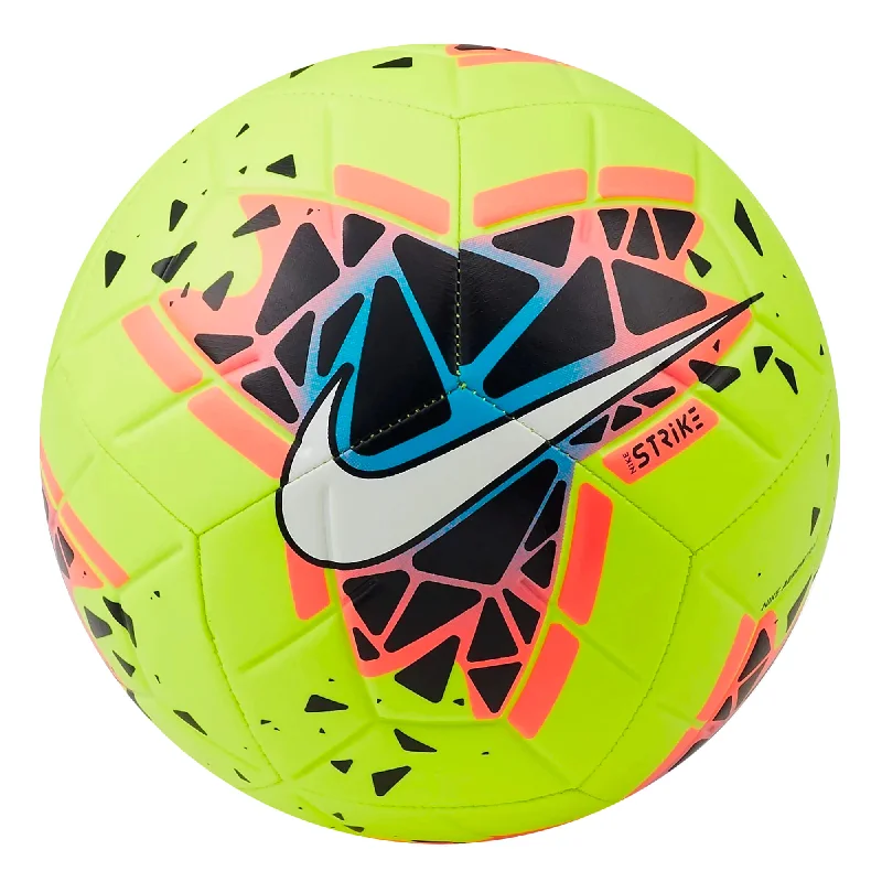 Football Goalposts With Easy Assembly-Nike Strike Ball Volt/Obsidian Mango/White