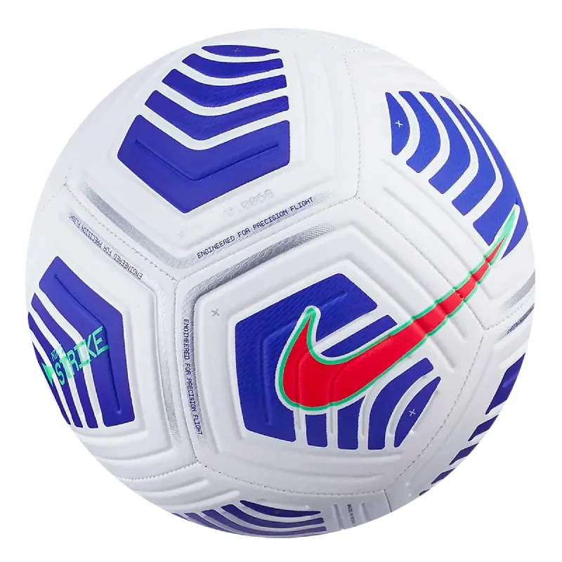 Football Training Equipment For Beginners-Nike Strike Ball White/Indigo Burst